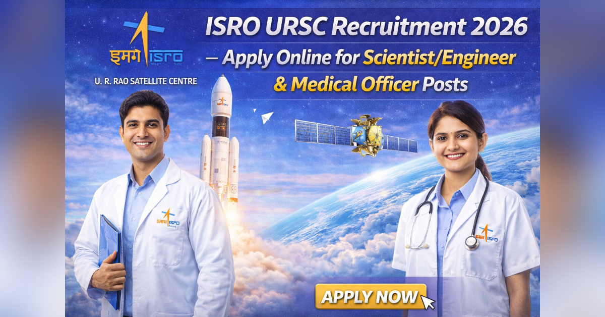 ISRO URSC Recruitment 2026 – Apply Online for Scientist/Engineer & Medical Officer Posts
